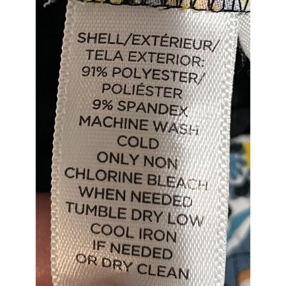 Loft Womens Floral Print Elastic Waist Skirt With Tie Detail M - Picture 7 of 12